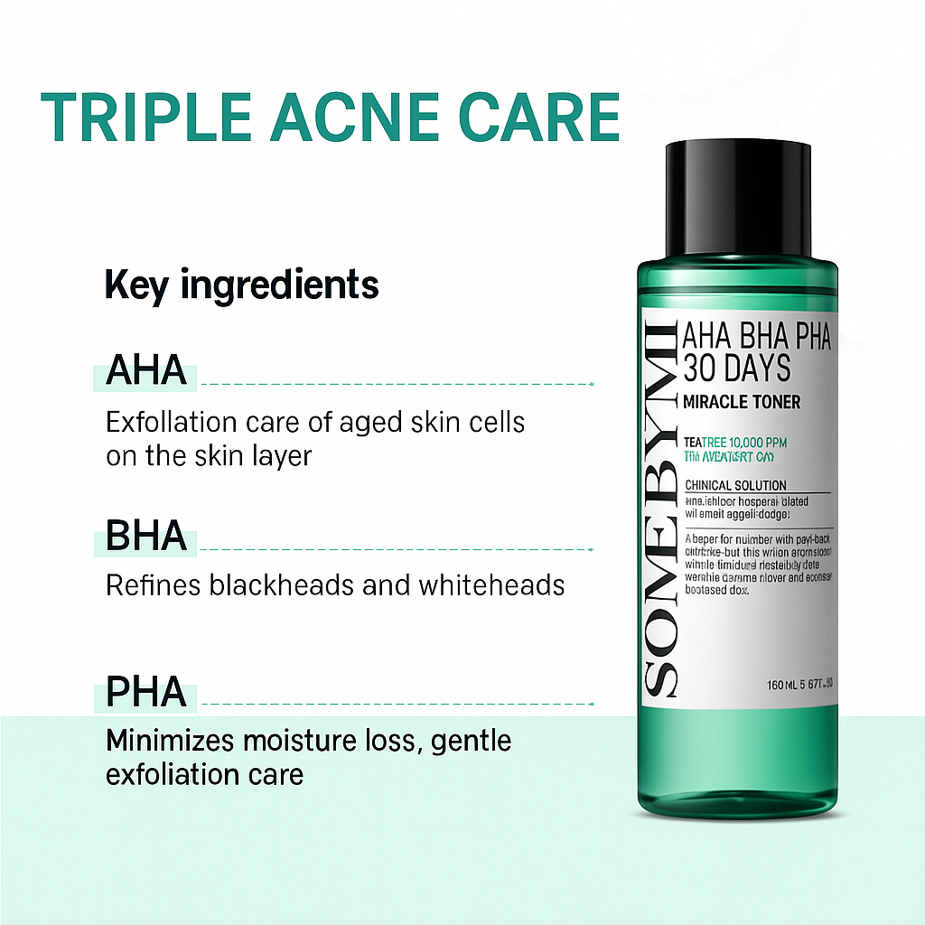 AHA BHA PHA 30 Days Miracle Toner