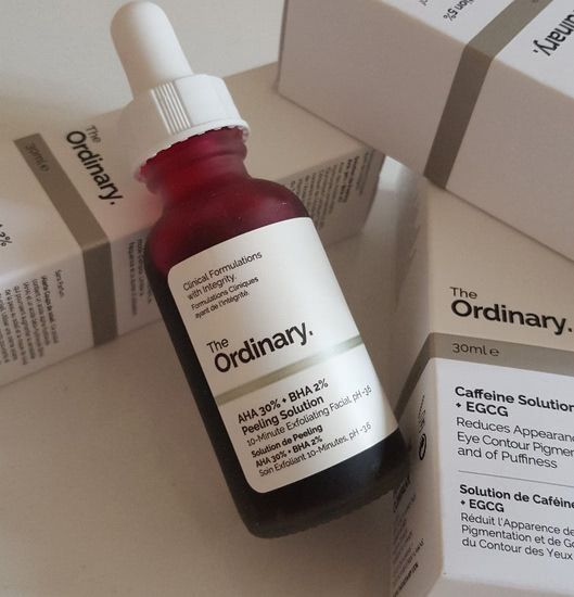 THE ORDINARY AHA 30% + BHA 2% Peeling Solution